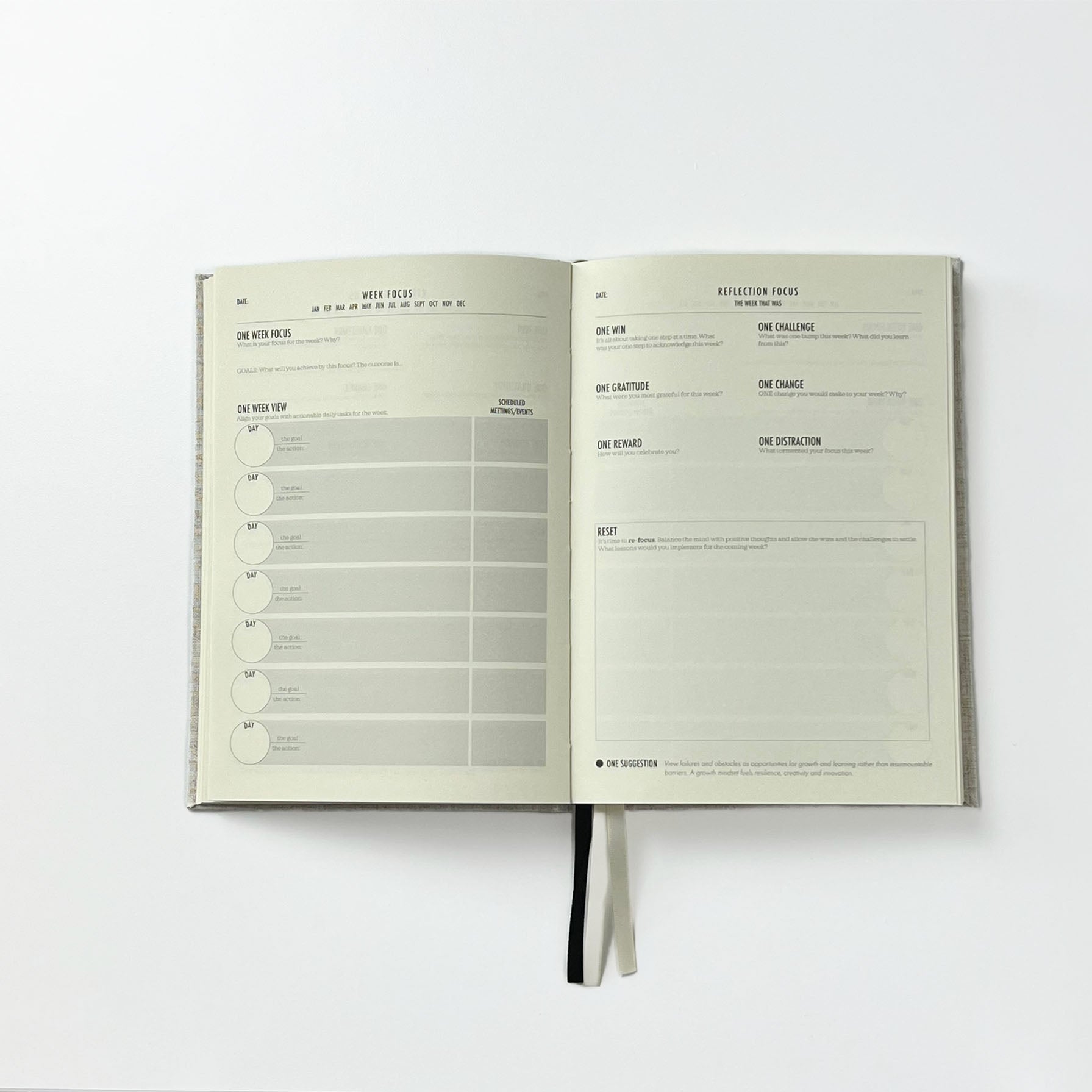 Daily FOCUS Planner (Black)