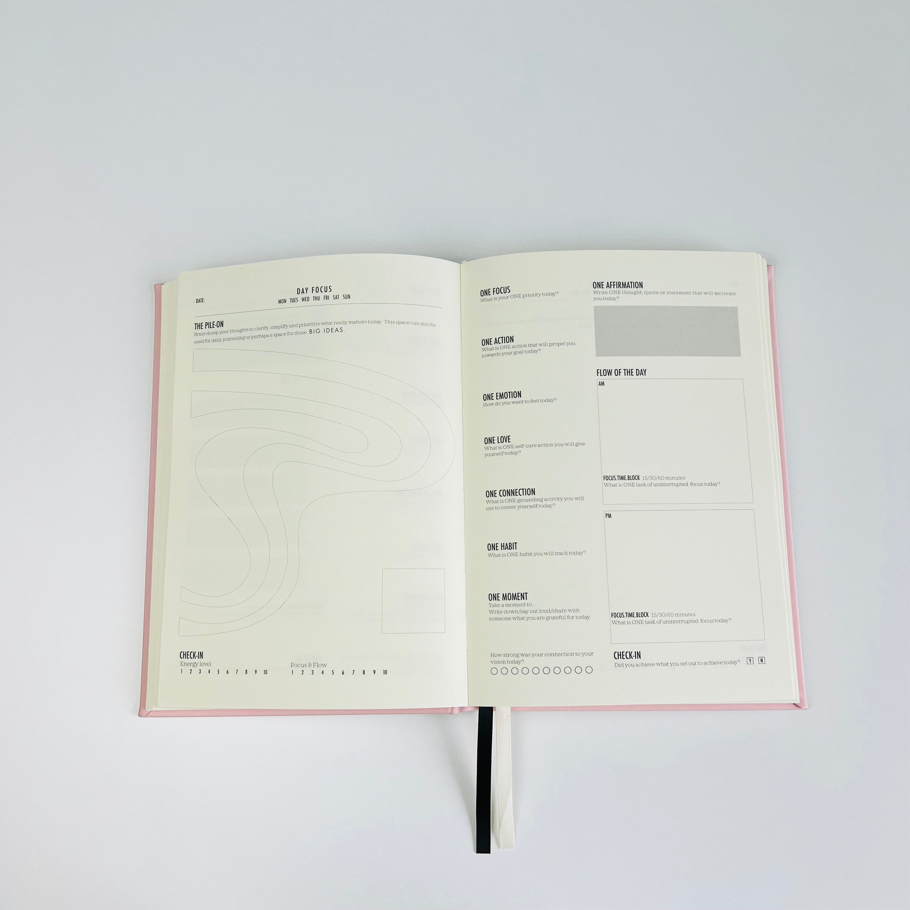 Daily FOCUS Planner (Pink)
