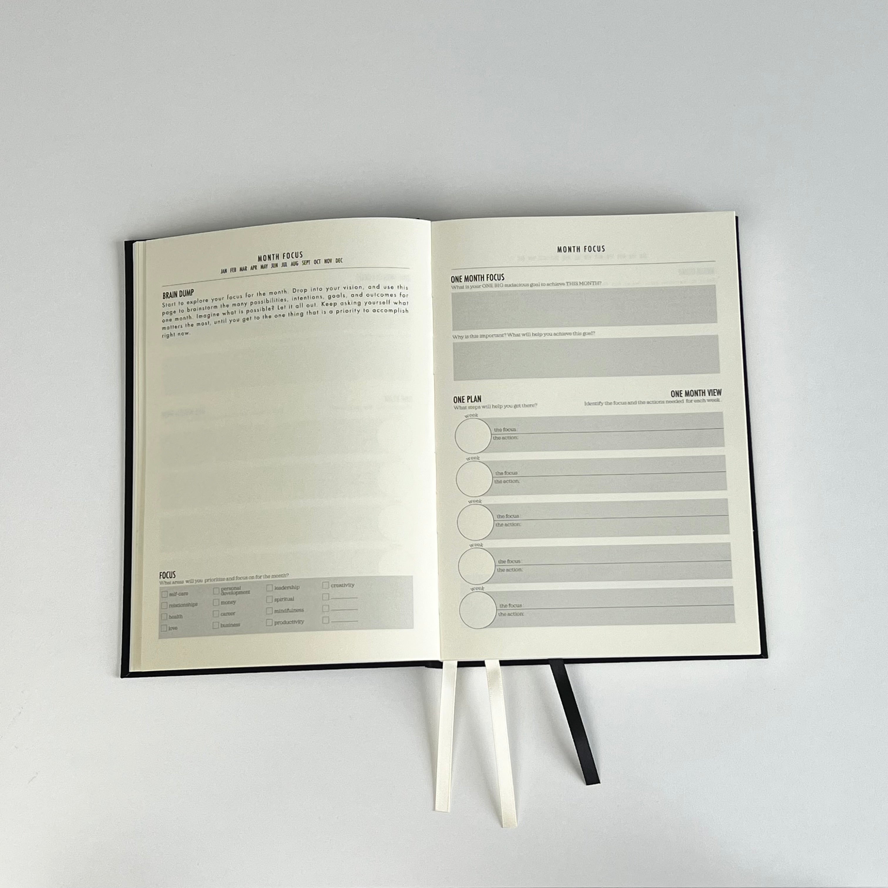 Daily FOCUS Planner (Black)