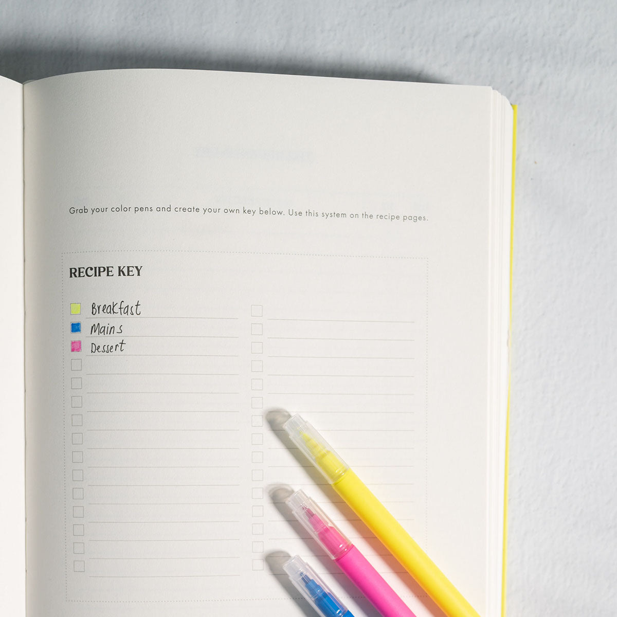 Recipe Book Journal - Citrus