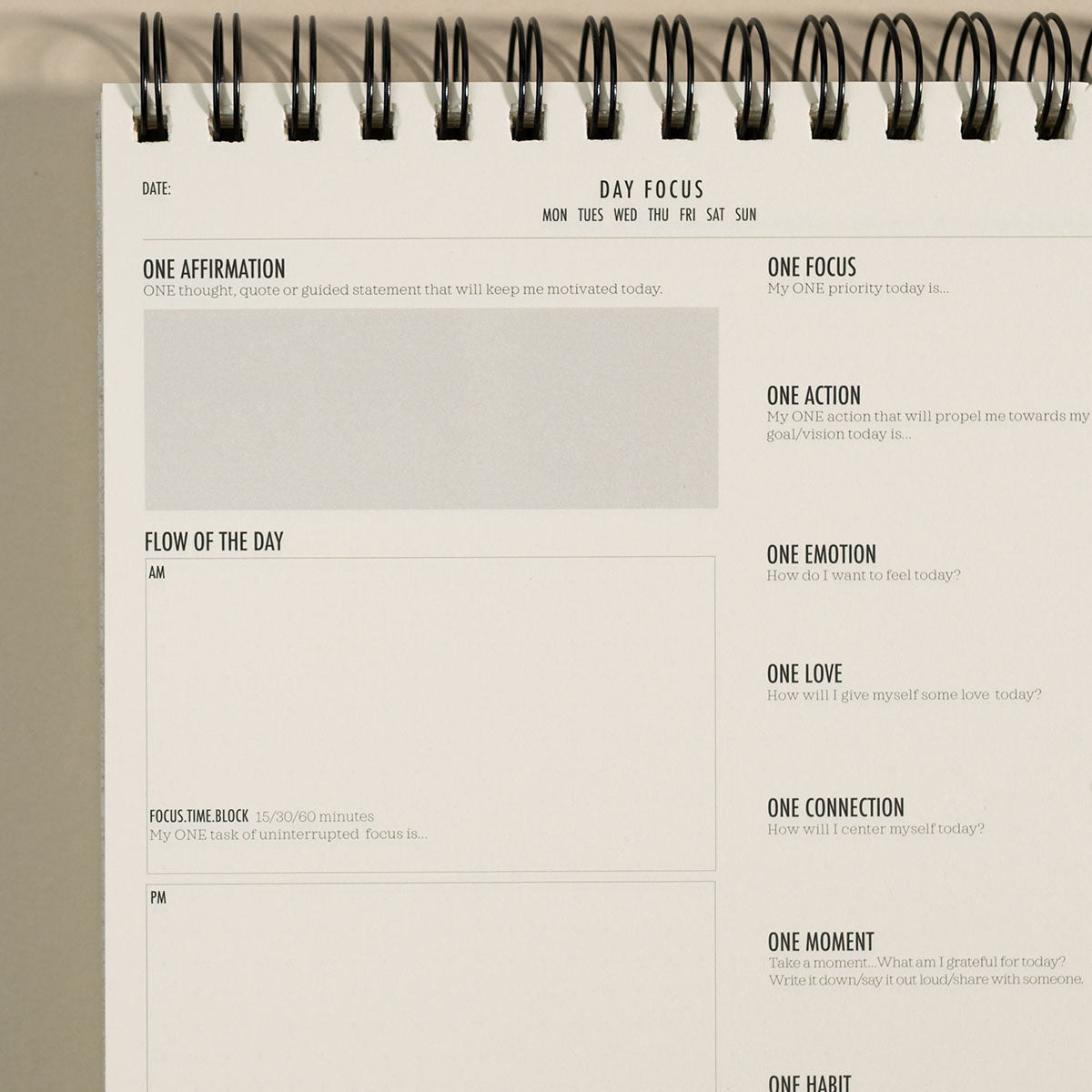 Daily Planner (Black)