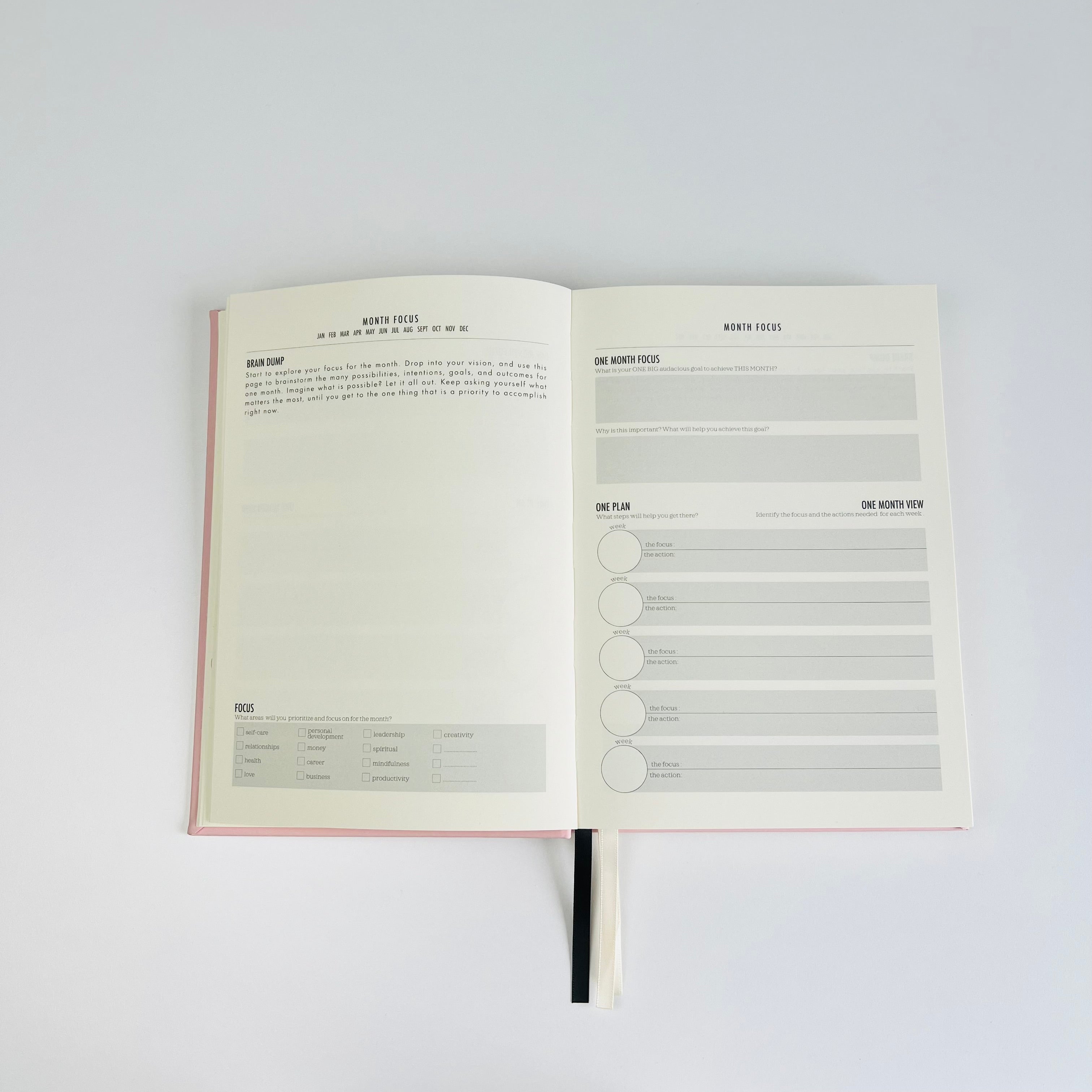 Daily FOCUS Planner (Pink)